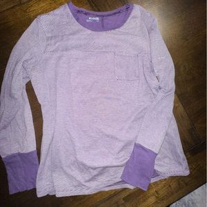 Purple Columbia size large shirt
